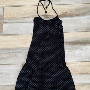 Split brand Polka Dot Halter Tie Neck Sexy Cute Dress